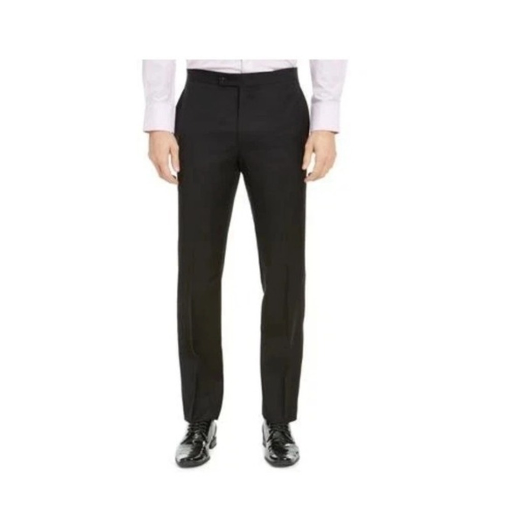 36 Pants Black Ralph Lauren Wool Excellent
